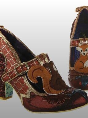 Irregular Choice Feeling Foxy Red Mary Jane Heels